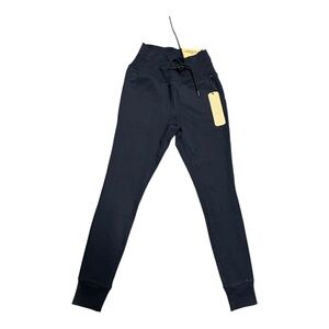 NWT Avalanche Black High Waisted Ultra Soft Jogger Activewear Pants Size Small